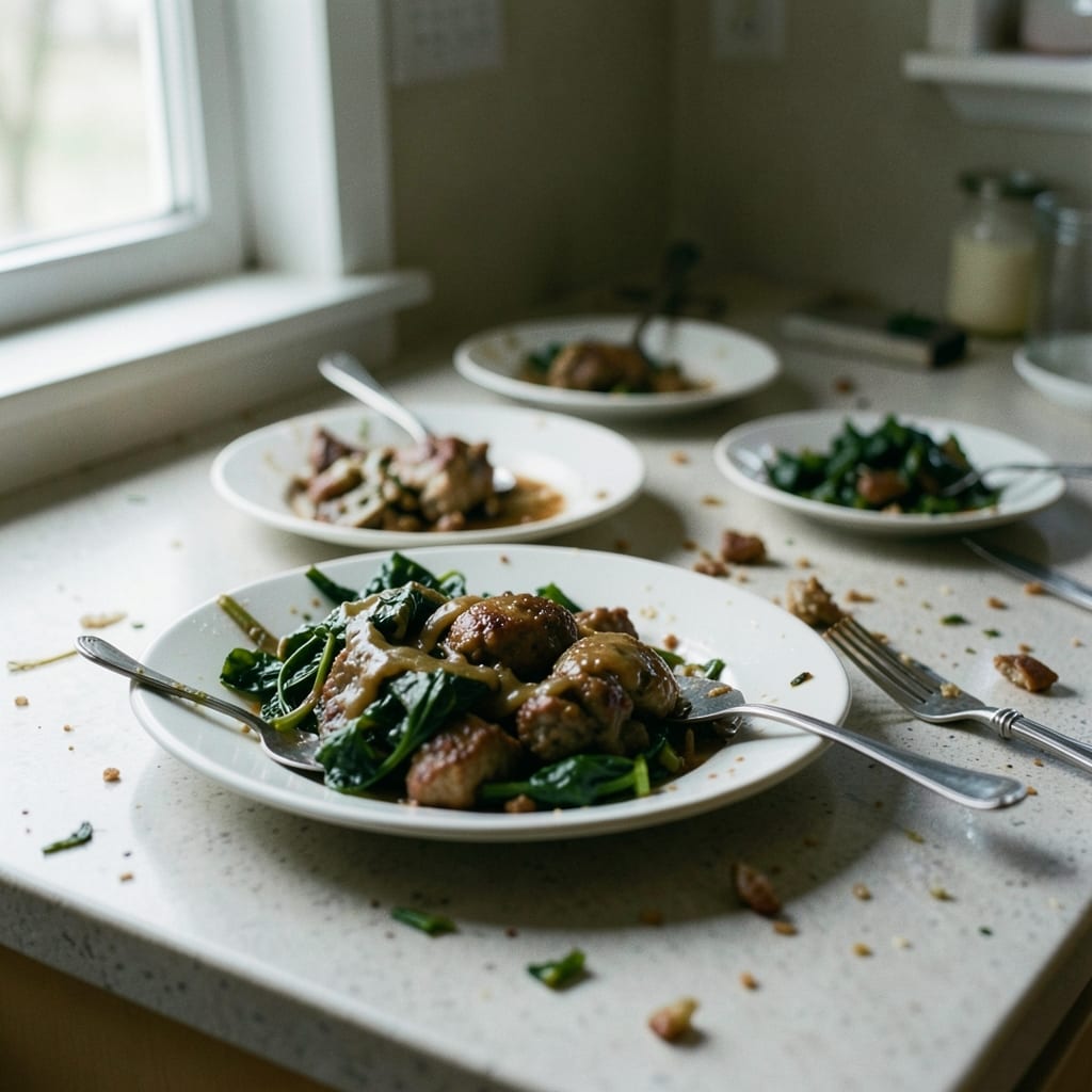 A roast that went wrong, dry and split